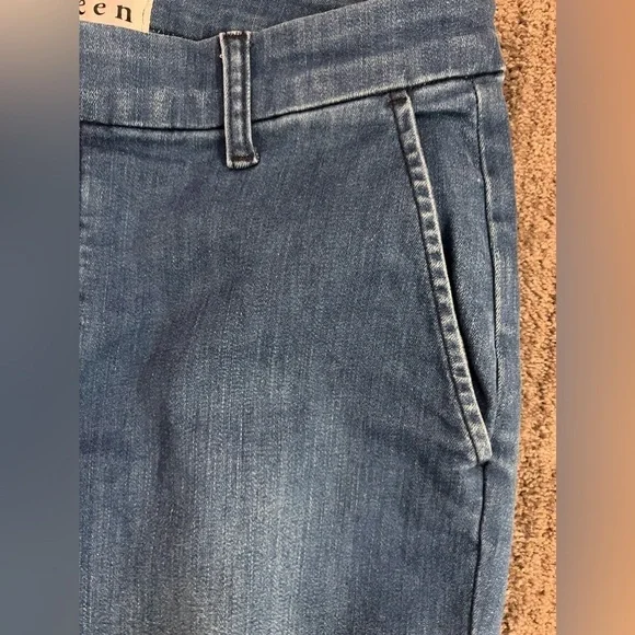 FRANK & EILEEN Women’s Wicklow Pant in Denim Wash - Size 6 - Picture 7 of 10